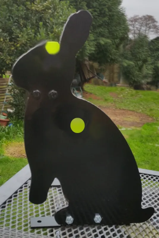 Bunny Kill Zone Resetting Airgun Target - 20mm