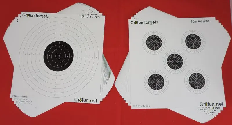 Practice Target ISSF/NSRA 17cm x 17cm - 1000 pack