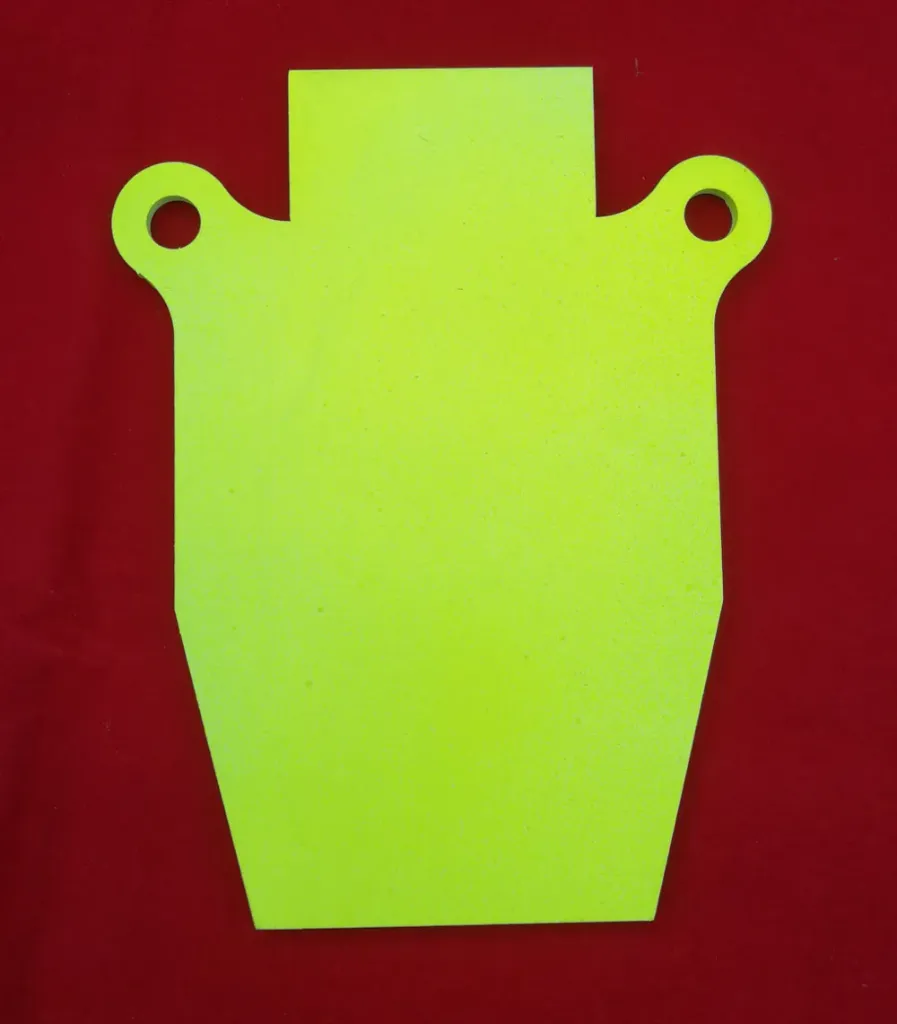Air Rifle Silhouette Gong Airgun Target - Single Pack