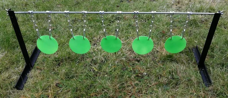 Rifle 5 Gong Target - Quintuple