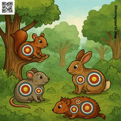 [SSSTGT0021b] Woodland animals - Paper 14cm x 14cm (1)