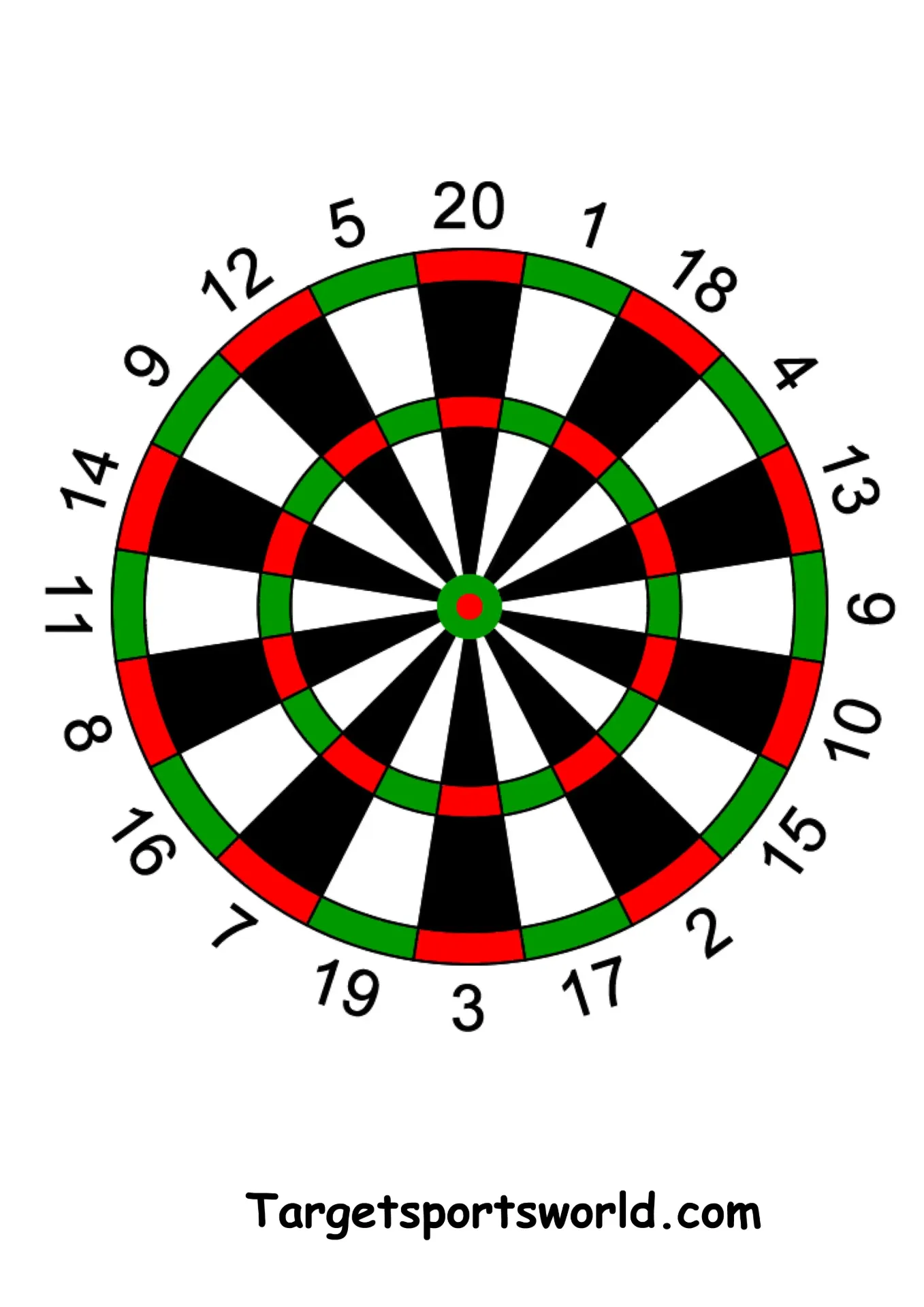 [SSSTGT0006D] Dartboard - Paper A4 (1)