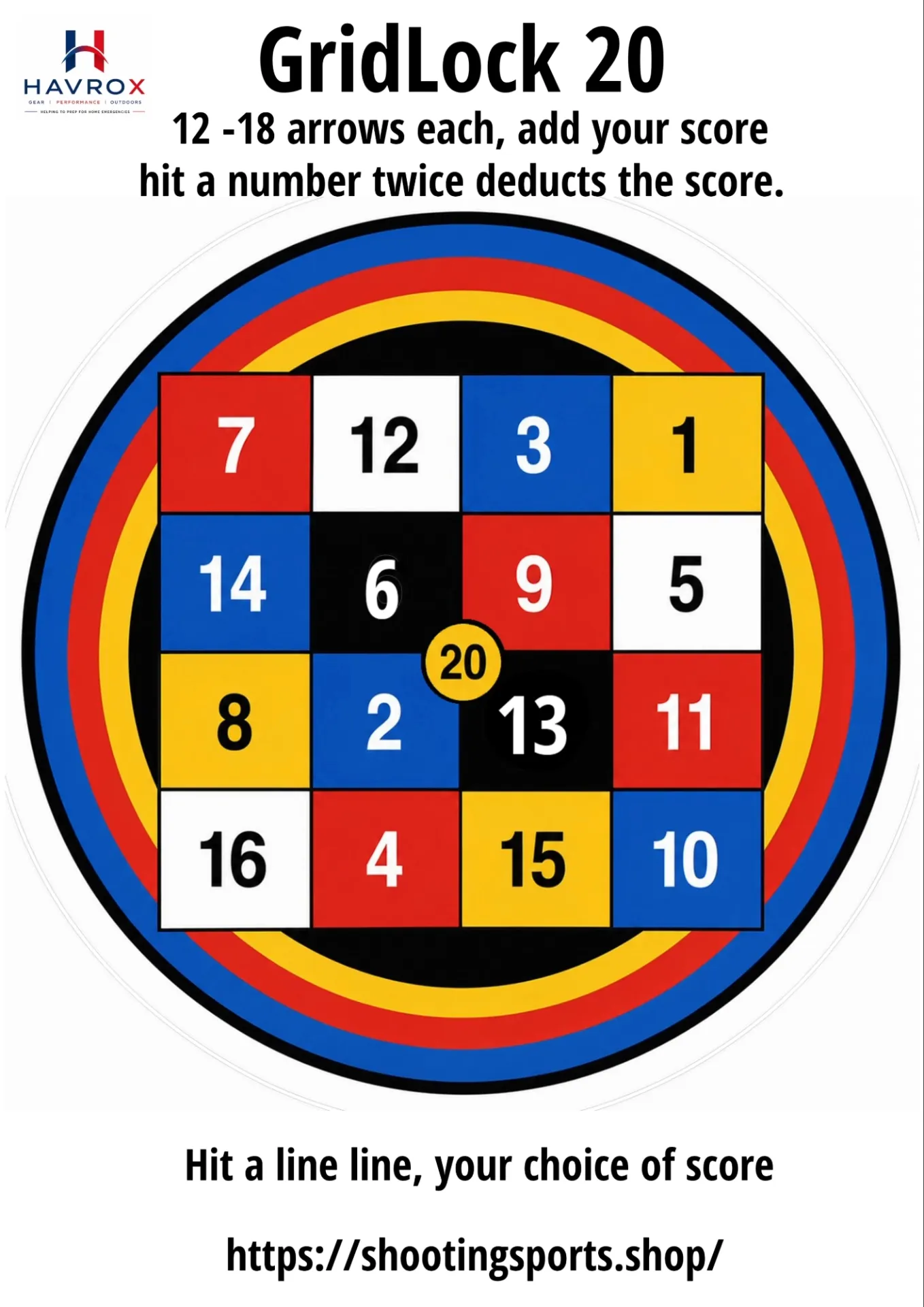 Gridlock 20 Archery Packs