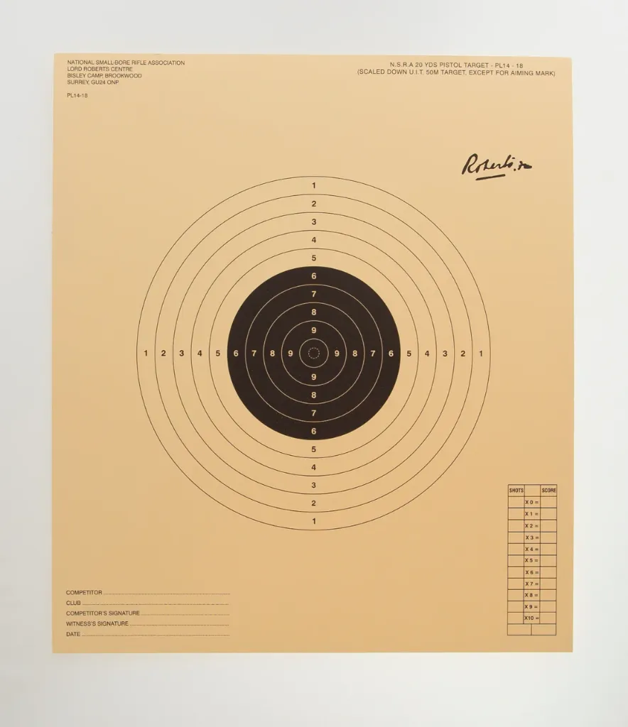 NSRA PL14-18 (20 Yards Free Pistol Comps)