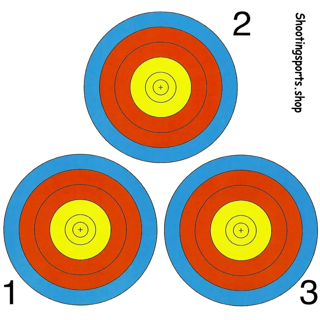 [SSTGT0004B01] 3 Spot Targets - 14cm x 14cm Packs (1)
